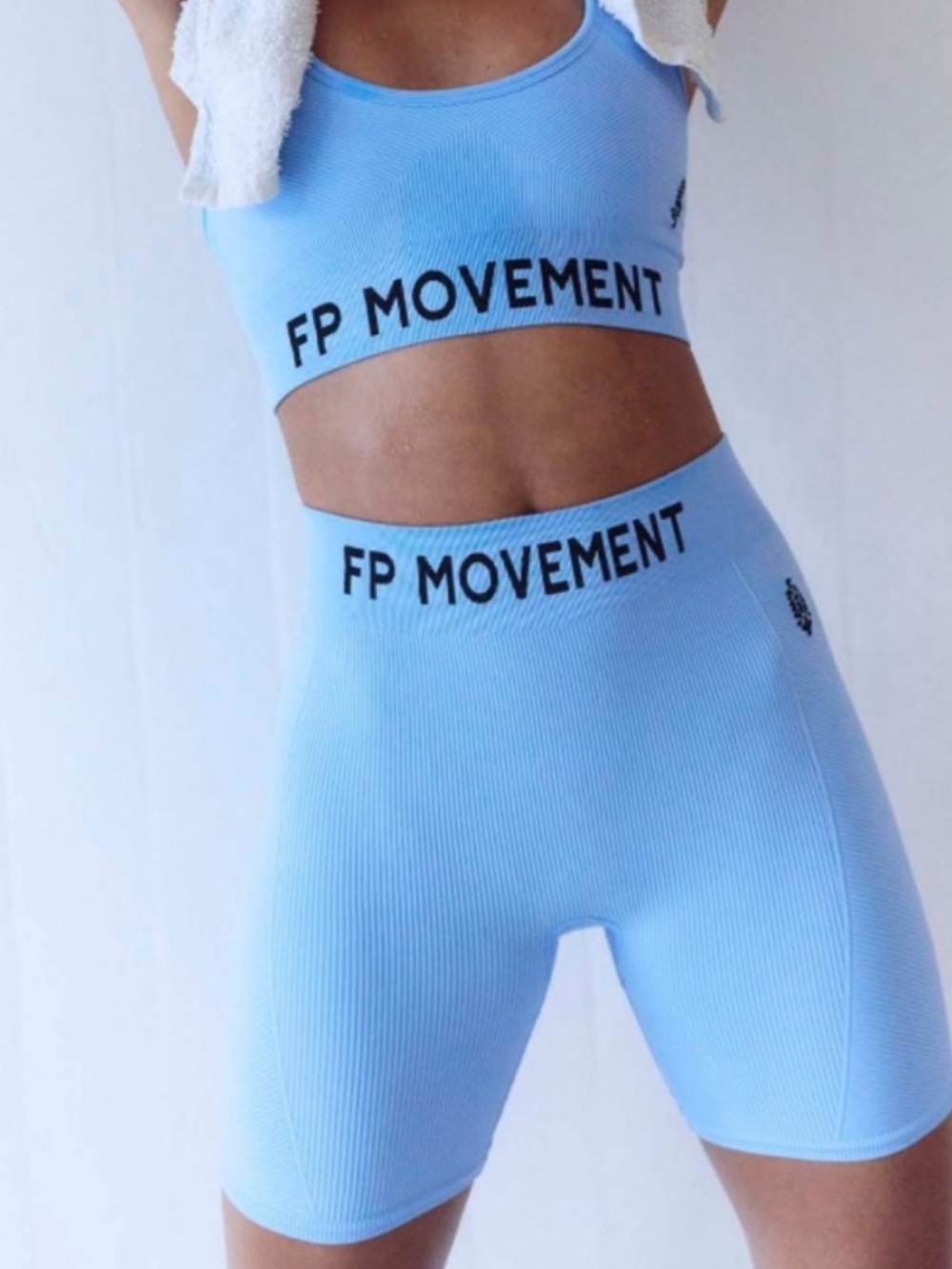 FREE PEOPLE Long Haul Logo Bike Shorts Size XS NWT